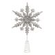 Cimier Flocon Argent pailleté H22cm
