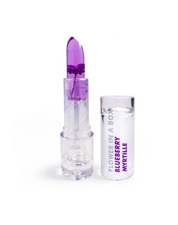 Baume pour les Lèvres brillant - Flower in a Box - Purple - MYRTILLE - INUWET