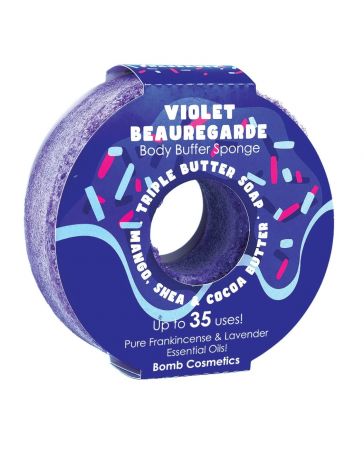 Eponge Savon exfoliante - Donut - Violet Beauregarde - BOMB COSMECTIC