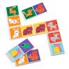 Domino Wood - Jeu éducatif en Bois - DJECO