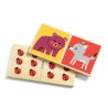 Domino Wood - Jeu éducatif en Bois - DJECO