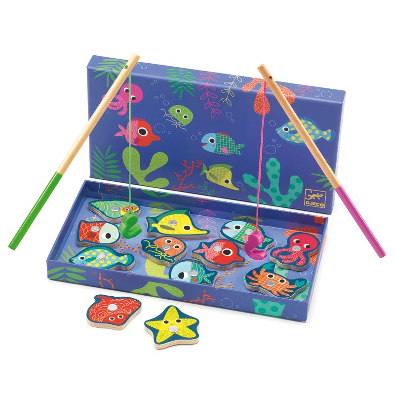 Fishing Colour - Jeu éducatif en bois - DJECO