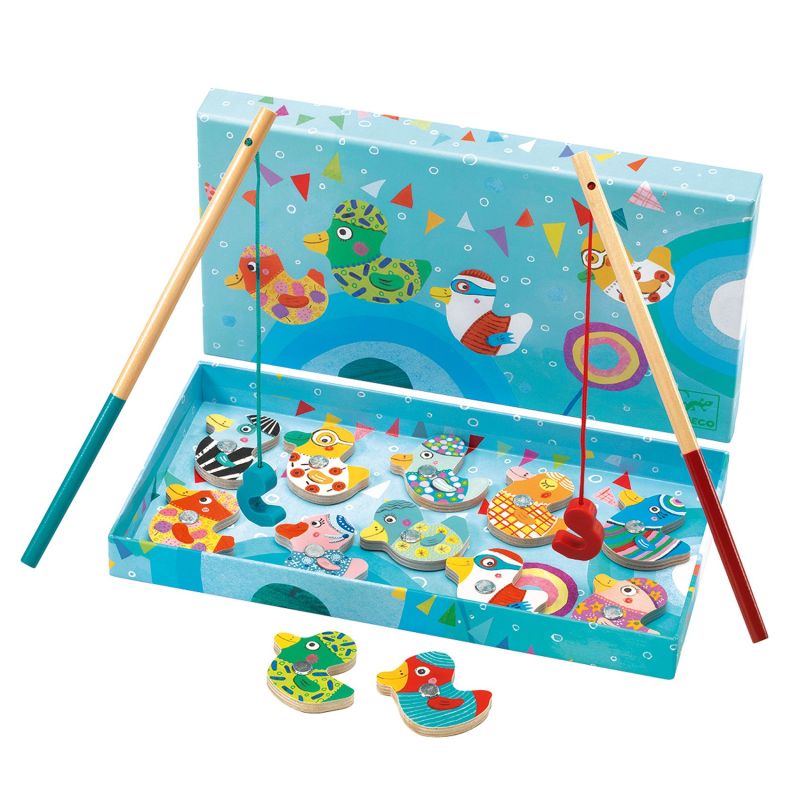 Fishing Duck - Jeu éducatif en Bois - DJECO