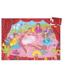 La Ballerine à la fleur - Puzzle Silhouette - 36 pièces - DJECO