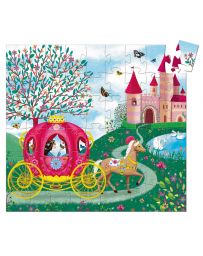 Le Carrosse d'Elise - Puzzle Silhouette - 54 Pièces - DJECO