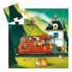 Le Camion de Pompier - Puzzle Silhouette - 16 Pièces - DJECO