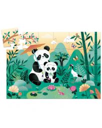 Léo Le Panda - Puzzle Silhouette 24 Pièces - DJECO