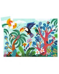 Coco le Toucan - Puzzle Silhouette - 24 Pièces - DJECO