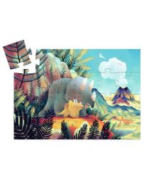 Téo le Dino - Puzzle Silhouette - 24 Pièces - DJECO