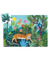 La Ballade du Tigre - Puzzle Silhouette -24 Pièces - DJECO