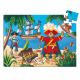 Le Pirate et son Trésor - Puzzle Silhouette - 36 Pièces - DJECO