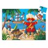Le Pirate et son Trésor - Puzzle Silhouette - 36 Pièces - DJECO