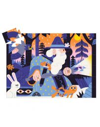 Le Magicien au sceptre de cristal - Puzzle Silhouette - 36 Pièces - DJECO