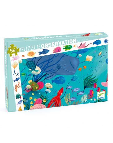 Aquatique - Puzzle d'Observation - 54 Pièces - DJECO