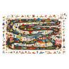 Rallye Automobile - Puzzle d'Observation - 54 Pièces - DJECO