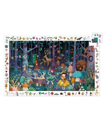 La Forêt enchantée - Puzzle d'Observation - 100 Pièces - DJECO