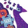 Peacock - Puzz'Art - 500 Pièces - DJECO