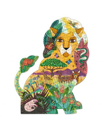 Lion - Puzz'Art - 350 Pièces - DJECO