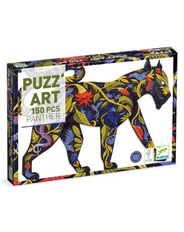 Black Panther - Puzz'Art - 150 Pièces - DJECO