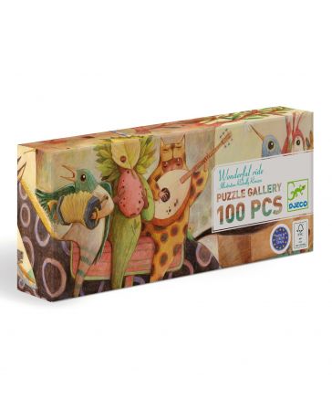 Wonderful Ride - Puzzle Gallery - 100 Pièces - DJECO