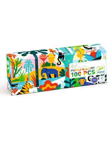 Jungle - Puzzle Gallery - 100 Pièces - DJECO