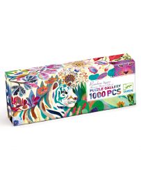 Rainbow Tigers - Puzzle Gallery - 1000 Pièces - DJECO