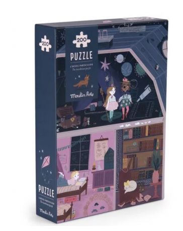 Puzzle - L'Hôtel particulier - 200 Pièces - Les Parisiennes - MOULIN ROTY