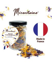 Mélange de Fleurs séchées - Décoration alimentaire - MIRONTAINE