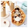 Perles de céréales croustillantes enrobées de chocolat noir & Billes de sucre dorées - Sachet de 50g - SCRAPCOOKING