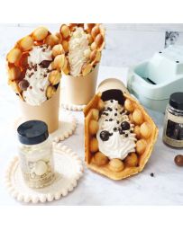 Perles de céréales croustillantes enrobées de chocolat blanc & billes de sucre dorées - Sachet de 50g - SCRAPCOOKING