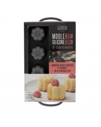 Moule 8 Cannelés en silicone 100% Platinum - PATISDECOR