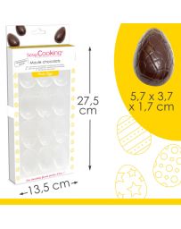 Moule rigide - Chocolat Oeufs - SCRAPCOOKING