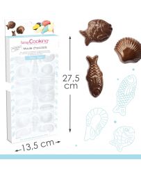Moule rigide - Chocolat Fritures de Pâques - SCRAPCOOKING