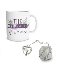 Coffret Mug & Boule à thé - Maman
