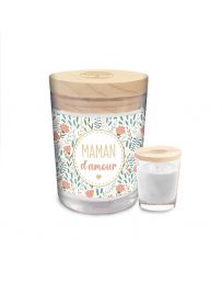 Bougie Verre - Maman d'Amour