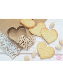 Découpoir + Embosseur bois cœur - SCRAPCOOKING
