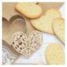 Coffret 3 découpoirs inox + 3 embosseurs bois - Chat/Ourson/Coeur - SCRAPCOOKING