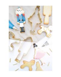 3 emporte-pièces inox dorés 6 - Cheval/Danseuse/Casse-Noisette - SCRAPCOOKING