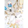 3 emporte-pièces inox dorés 6 - Cheval/Danseuse/Casse-Noisette - SCRAPCOOKING