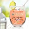 Verre rond - Mamie chérie