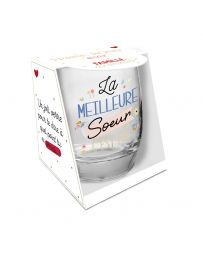Verre rond - La Meilleure Soeur c'est toi