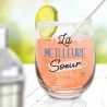 Verre rond - La Meilleure Soeur c'est toi