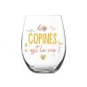 Verre rond - Les Copines c'est la Vie !