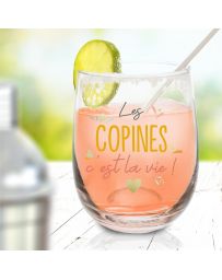 Verre rond - Les Copines c'est la Vie !