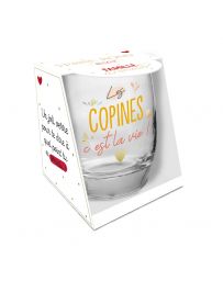 Verre rond - Les Copines c'est la Vie !