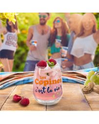 Verre rond - Les Copines c'est la Vie !