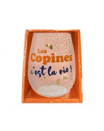 Verre rond - Les Copines c'est la Vie !