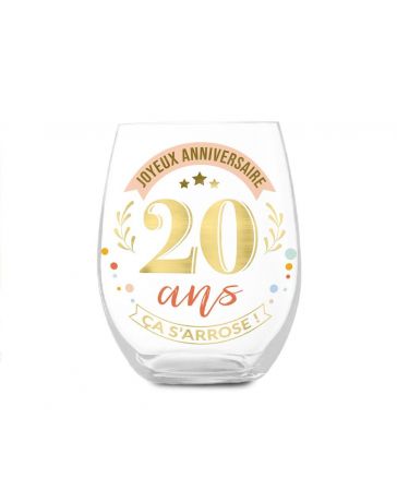 Verre Rond - 20 Ans