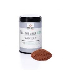 Café moulu aromatisé à la Vanille - Boîte 150g - QUAI SUD