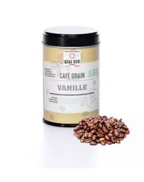 Café en Grains aromatisé à la Vanille - Boîte 150g - QUAI SUD
